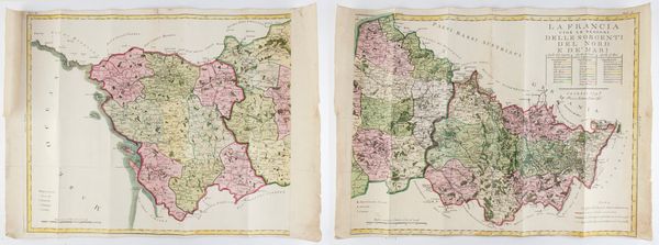 ANTONIO ZATTA : La Francia, cioè le regioni delle sorgenti del Nord e dei mari  - Asta Stampe antiche e moderne, disegni e carte geografiche - Associazione Nazionale - Case d'Asta italiane