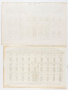 Pietro Ferrerio : Palazzo de Chigi alla Lungara - Palazzo Branconio dell'Aquila - Palazzo del Cardinal Dezza  - Asta Stampe antiche e moderne, disegni e carte geografiche - Associazione Nazionale - Case d'Asta italiane