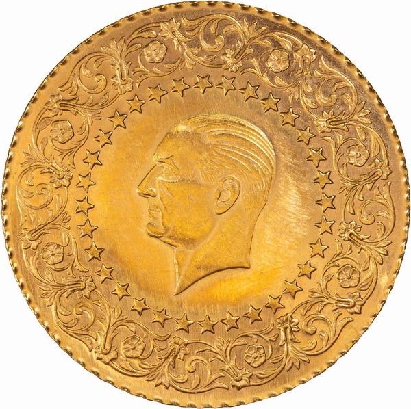 Turchia, REPUBBLICA, (dal 1923) : 250 Kurush deluxe  - Asta Numismatica - Associazione Nazionale - Case d'Asta italiane