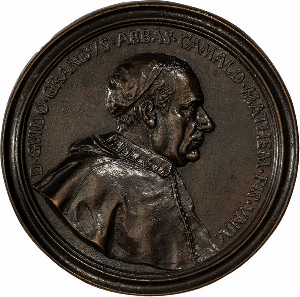 Antonio Francesco Selvi : Medaglia commemorativa di Guido Grandi  - Asta Numismatica - Associazione Nazionale - Case d'Asta italiane