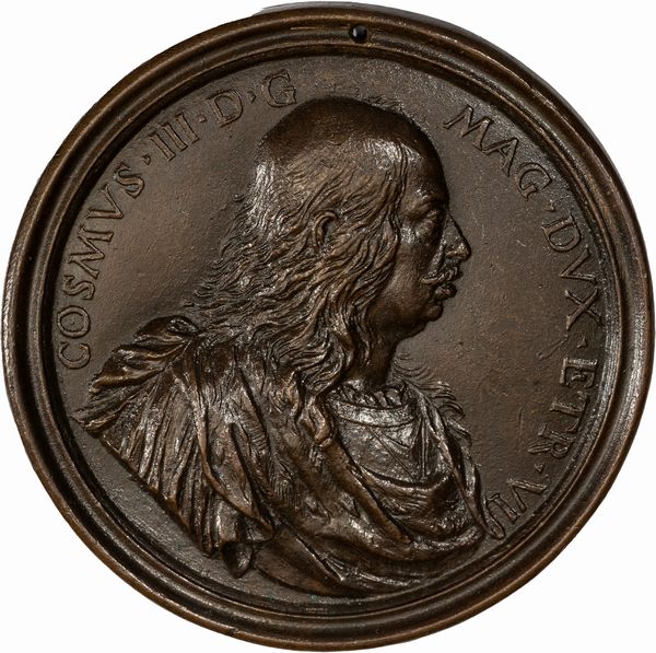 Antonio Francesco Selvi : Medaglia commemorativa di Cosimo III de' Medici  - Asta Numismatica - Associazione Nazionale - Case d'Asta italiane