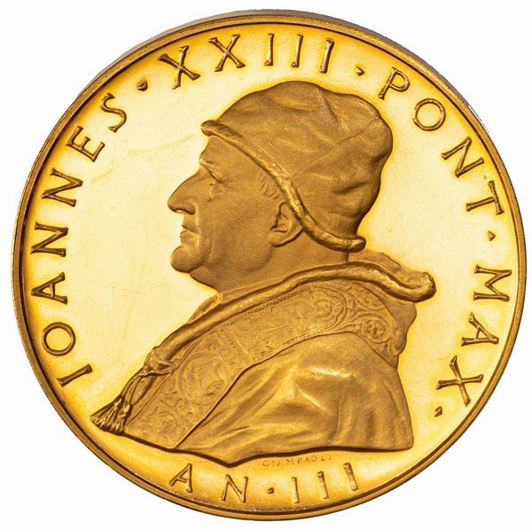 Medaglia annuale Giovanni XXIII  - Asta Numismatica - Associazione Nazionale - Case d'Asta italiane