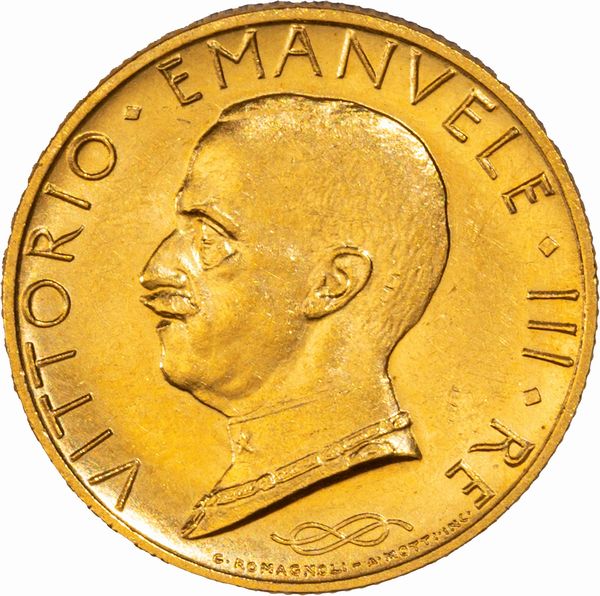 Regno d'Italia, Vittorio Emanuele III, 100 lire, 1931, IX, Roma, Prora  - Asta Numismatica - Associazione Nazionale - Case d'Asta italiane
