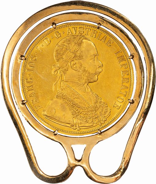Austria, FRANZ JOSEPH I, 1848-1916 : 4 ducati  - Asta Numismatica - Associazione Nazionale - Case d'Asta italiane