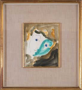 VIRGILIO GUIDI : Testina  - Asta Asta di arte moderna e contemporanea - Associazione Nazionale - Case d'Asta italiane