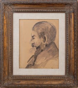 Filippo de Pisis : Ritratto di vecchio  - Asta Asta di arte moderna e contemporanea - Associazione Nazionale - Case d'Asta italiane