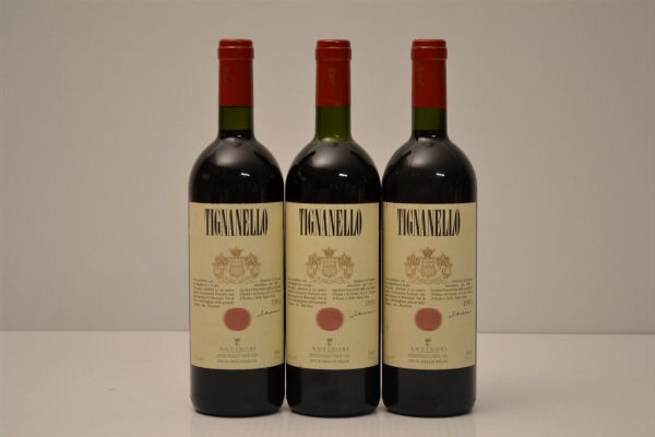 Tignanello Antinori 1991  - Asta Una Straordinaria Selezione di Vini Pregiati da Cantine Italiane - Associazione Nazionale - Case d'Asta italiane