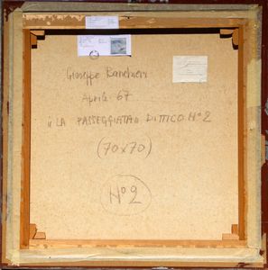 Giuseppe Banchieri : La passeggiata  - Asta Arte Moderna e Contemporanea - Associazione Nazionale - Case d'Asta italiane