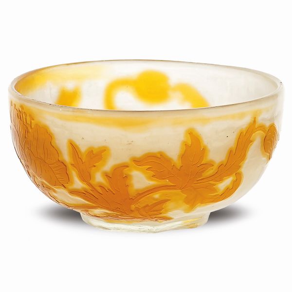 Bowl in vetro a doppio strato, vetreria Gall�  - Asta Dipinti Antichi e del XIX Secolo Arredi e Sculture - Associazione Nazionale - Case d'Asta italiane