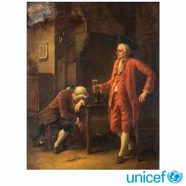 Benjamin Eug�ne Fichel  - Asta Dipinti Antichi e del XIX Secolo Arredi e Sculture - Associazione Nazionale - Case d'Asta italiane