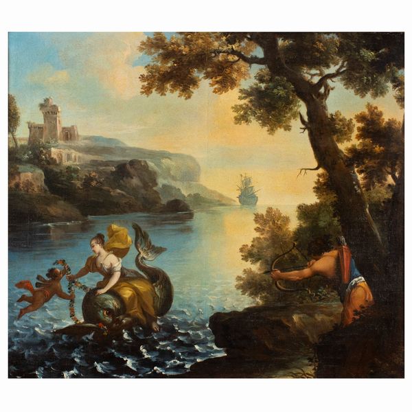 Pittore romano  - Asta Dipinti Antichi e del XIX Secolo Arredi e Sculture - Associazione Nazionale - Case d'Asta italiane