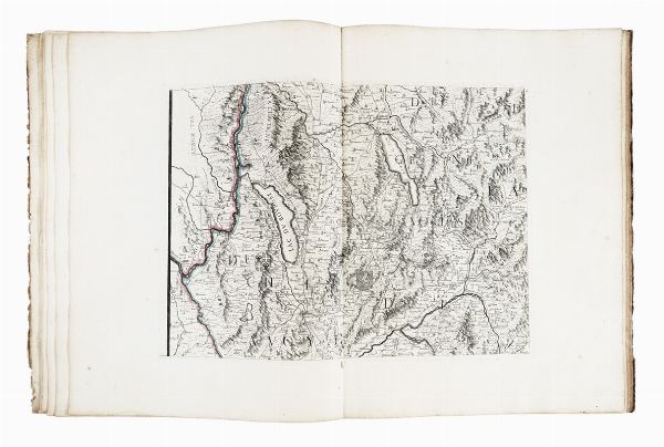 GIOVANNI TOMMASO BORGONIO : Carta corografica degli Stati di S.M. il Re di Sardegna data in luce dall'Ingegnere Borgonio nel 1683 corretta ed accresciuta nell'anno 1772.  - Asta Arte Antica, Moderna e Contemporanea [parte I] - Associazione Nazionale - Case d'Asta italiane