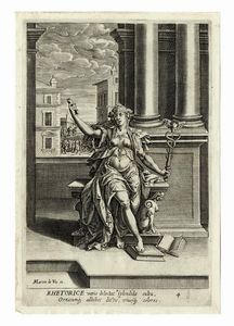 Philippe Thomassin : Grammatica / Aritmetica / Astrologia / Geometria / Retorica / Dialettica.  - Asta Arte Antica, Moderna e Contemporanea [parte I] - Associazione Nazionale - Case d'Asta italiane