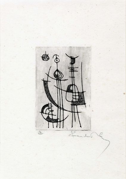 VASILIJ VASIL'EVIC KANDINSKIJ : Senza titolo.  - Asta Arte Antica, Moderna e Contemporanea [parte II] - Associazione Nazionale - Case d'Asta italiane