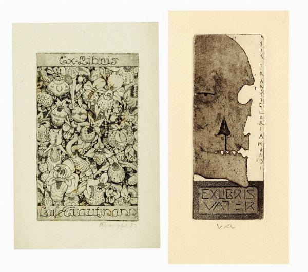 Lotto composto di 20 ex libris tedeschi.  - Asta Arte Antica, Moderna e Contemporanea [parte II] - Associazione Nazionale - Case d'Asta italiane