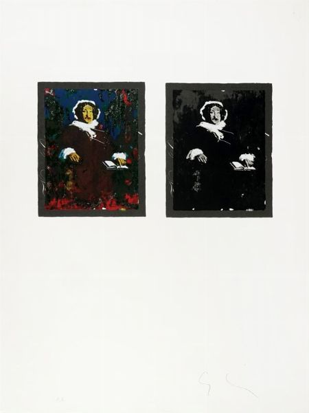 MARIO SCHIFANO : Senza titolo.  - Asta Arte Antica, Moderna e Contemporanea [parte II] - Associazione Nazionale - Case d'Asta italiane