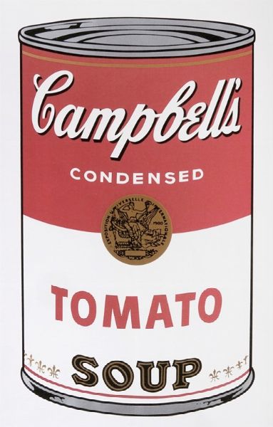 Andy Warhol : Campbell's Soup. Tomato.  - Asta Arte Antica, Moderna e Contemporanea [parte II] - Associazione Nazionale - Case d'Asta italiane