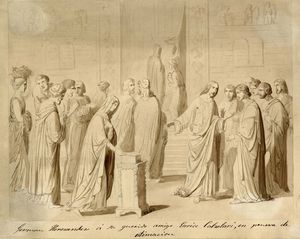 GERMAN HERNANDEZ AMORES - L'obolo della vedova.