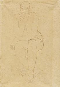 Marino Marini - Nudo seduto.