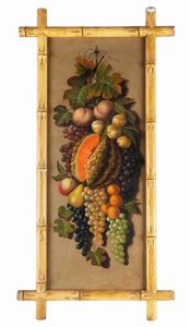 Michelangelo Meucci - Lotto composto di 2 grandi nature morte.