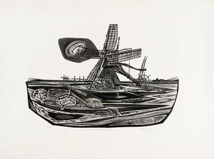 TRANQUILLO MARANGONI - Lotto composto di 2 incisioni.