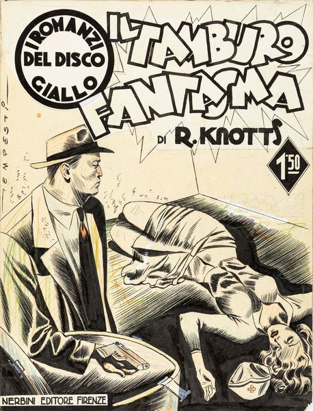 Mario Tempesti : Il tamburo fantasma  - Asta Fumetti: Tavole e Illustrazioni Originali - Associazione Nazionale - Case d'Asta italiane