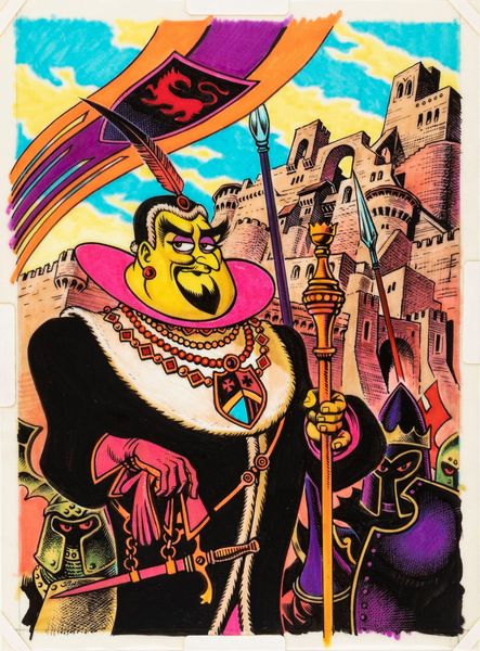 Magnus (Roberto Raviola) : La Compagnia della Forca - Il grande torneo  - Asta Fumetti: Tavole e Illustrazioni Originali - Associazione Nazionale - Case d'Asta italiane