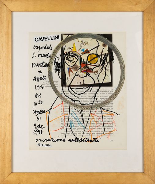 Guglielmo Achille Cavellini : 7 agosto 1990  - Asta Poesia Visiva e Dintorni - Associazione Nazionale - Case d'Asta italiane