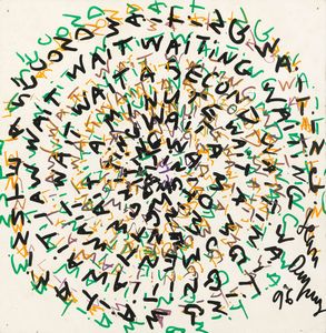 Jean Dupuy : Waiting  - Asta Poesia Visiva e Dintorni - Associazione Nazionale - Case d'Asta italiane