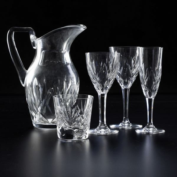 Servizio di calici “Chantilly”<BR>Francia, Manifattura Saint Louis, seconda metà del XX secolo  - Asta L'Art de la Table - Associazione Nazionale - Case d'Asta italiane