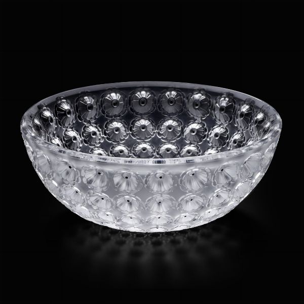 Ciotola Nemours<BR>Francia, Manifattura Lalique, seconda met� del XX secolo<BR>  - Asta L'Art de la Table - Associazione Nazionale - Case d'Asta italiane