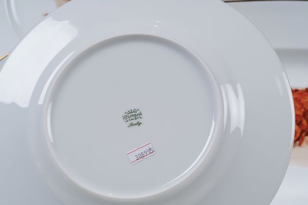 Servizio per aragosta<BR>Doccia, Manifattura Richard Ginori, seconda metà del XX secolo<BR>  - Asta L'Art de la Table - Associazione Nazionale - Case d'Asta italiane