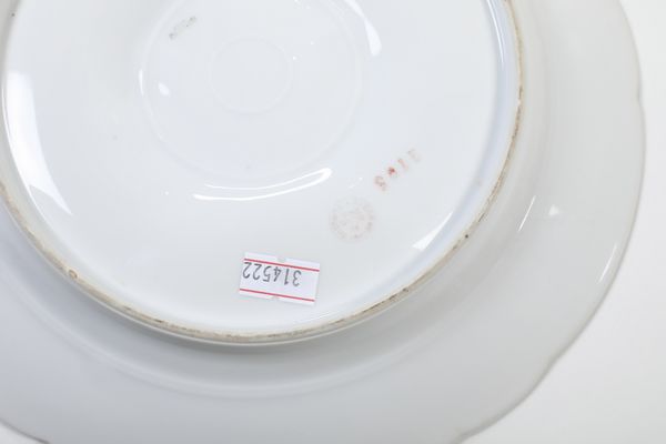 Sei piatti da asparagi<BR>Doccia, Manifattura Richard Ginori, 1896-1910.<BR>  - Asta L'Art de la Table - Associazione Nazionale - Case d'Asta italiane