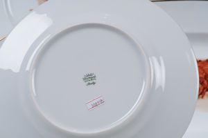 Servizio per aragosta<BR>Doccia, Manifattura Richard Ginori, seconda metà del XX secolo<BR>  - Asta L'Art de la Table - Associazione Nazionale - Case d'Asta italiane