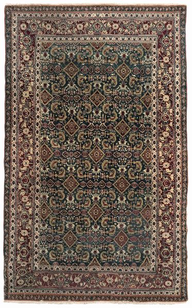 Tappeto Agra, India fine XIX secolo  - Asta Tappeti Antichi - Associazione Nazionale - Case d'Asta italiane