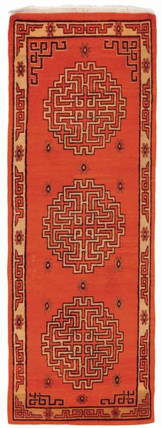Passatoia Tibet, met� XX secolo  - Asta Tappeti Antichi - Associazione Nazionale - Case d'Asta italiane