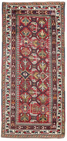 Tappeto Shirvan Gandje, Caucaso seconda met� XIX secolo  - Asta Tappeti Antichi - Associazione Nazionale - Case d'Asta italiane