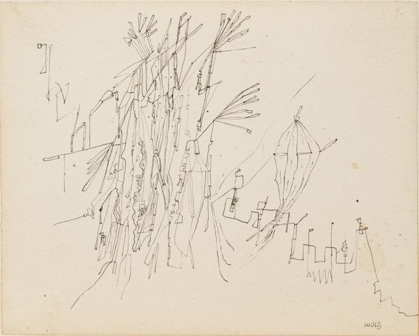 Otto Wols (Alfred Otto Wolfgang Schulze) : Les palmes et le ballon  - Asta Arte Moderna e Contemporanea - Associazione Nazionale - Case d'Asta italiane