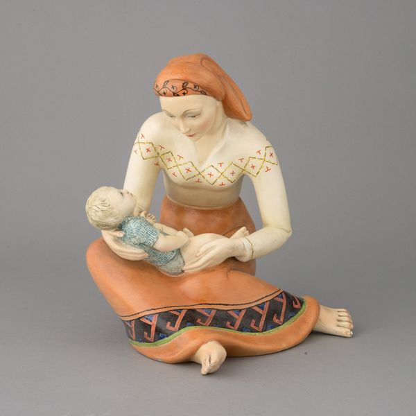 Lenci, Torino 1940 ca Maternit  - Asta Ceramiche Italiane ed Europee del '900 - Associazione Nazionale - Case d'Asta italiane