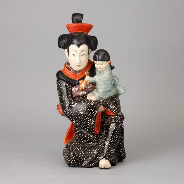 Lenci, Torino 1940 ca Maternit giapponese  - Asta Ceramiche Italiane ed Europee del '900 - Associazione Nazionale - Case d'Asta italiane