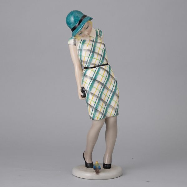 Helen König Scavini : Lenci, Torino 1938 Nella o Nasin  - Asta Ceramiche Italiane ed Europee del '900 - Associazione Nazionale - Case d'Asta italiane