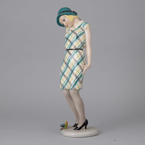 Helen König Scavini : Lenci, Torino 1938 Nella o Nasin  - Asta Ceramiche Italiane ed Europee del '900 - Associazione Nazionale - Case d'Asta italiane