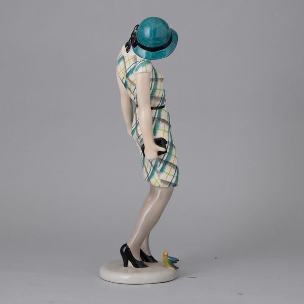 Helen König Scavini : Lenci, Torino 1938 Nella o Nasin  - Asta Ceramiche Italiane ed Europee del '900 - Associazione Nazionale - Case d'Asta italiane