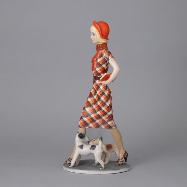 Helen König Scavini : Lenci, Torino 1935 Zizi  - Asta Ceramiche Italiane ed Europee del '900 - Associazione Nazionale - Case d'Asta italiane