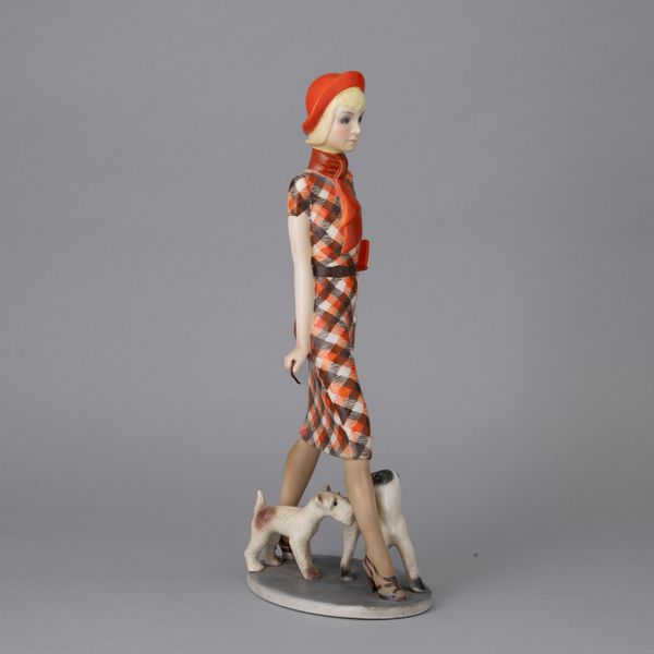 Helen König Scavini : Lenci, Torino 1935 Zizi  - Asta Ceramiche Italiane ed Europee del '900 - Associazione Nazionale - Case d'Asta italiane