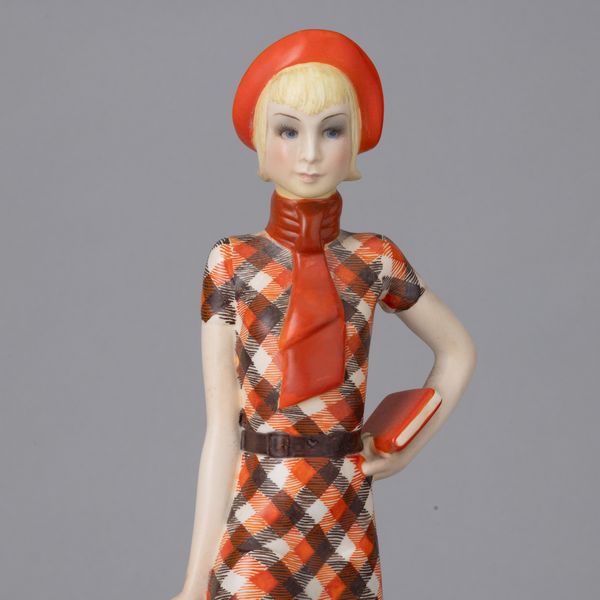 Helen König Scavini : Lenci, Torino 1935 Zizi  - Asta Ceramiche Italiane ed Europee del '900 - Associazione Nazionale - Case d'Asta italiane