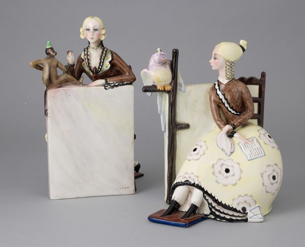 Mario Sturani : Lenci, Torino 1930 ca  - Asta Ceramiche Italiane ed Europee del '900 - Associazione Nazionale - Case d'Asta italiane