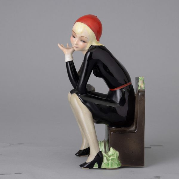 Helen König Scavini : Lenci, Torino 1931 Nella  - Asta Ceramiche Italiane ed Europee del '900 - Associazione Nazionale - Case d'Asta italiane