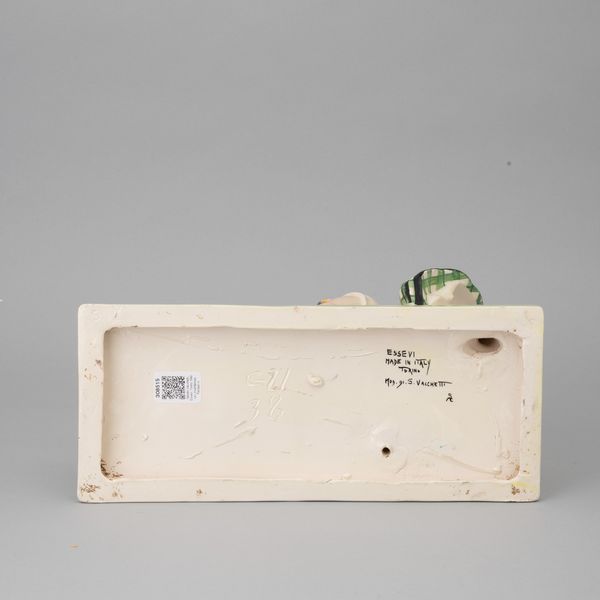 Sandro Vacchetti : Essevi, Torino 1940 ca La bambinaia  - Asta Ceramiche Italiane ed Europee del '900 - Associazione Nazionale - Case d'Asta italiane