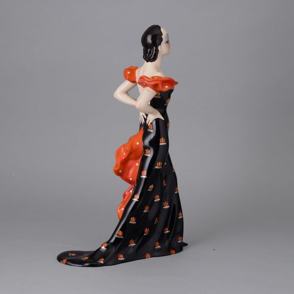 Sandro Vacchetti : Essevi, Torino 1940 ca La Sfinge moderna  - Asta Ceramiche Italiane ed Europee del '900 - Associazione Nazionale - Case d'Asta italiane